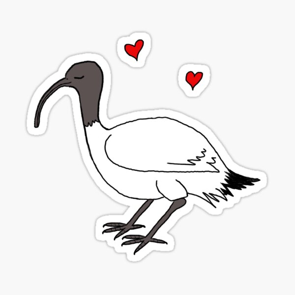 Ibis love Sticker