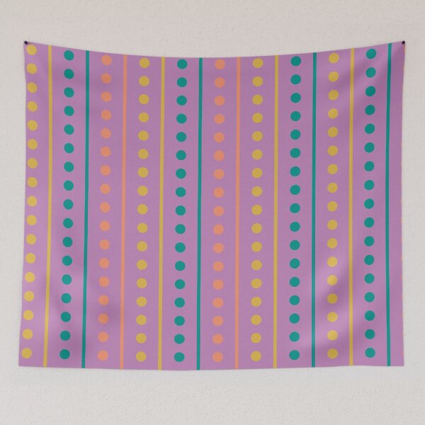 Item preview, Polka dots on purple designed and sold by pnkpopcorn.
