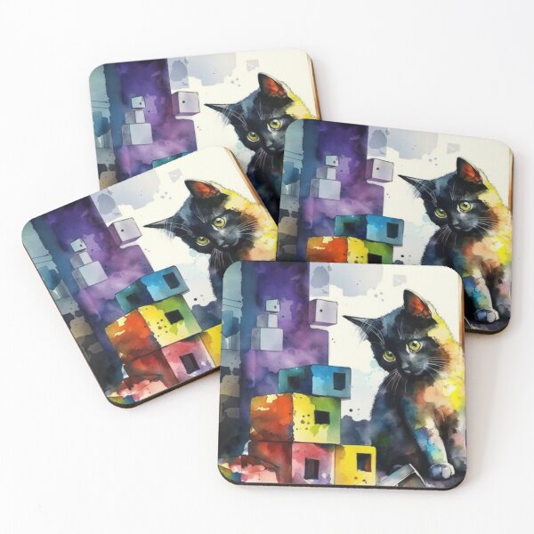 Item preview, home is where your cat lives designed and sold by printiesart.