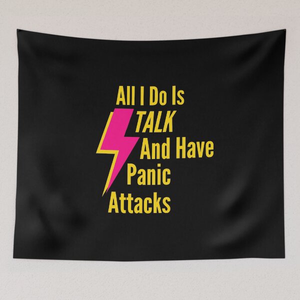 Item preview, All I Do Is Talk And Have Panic Attacks Essential T-Shirt designed and sold by YouSsefHN05.