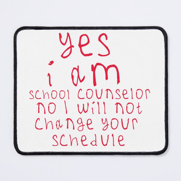 Item preview, Yes i am a school counselor designed and sold by kinpirks.
