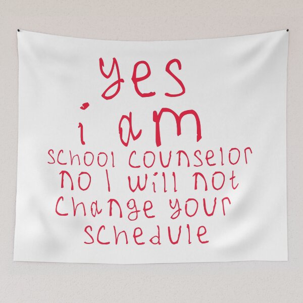 Item preview, Yes i am a school counselor designed and sold by kinpirks.