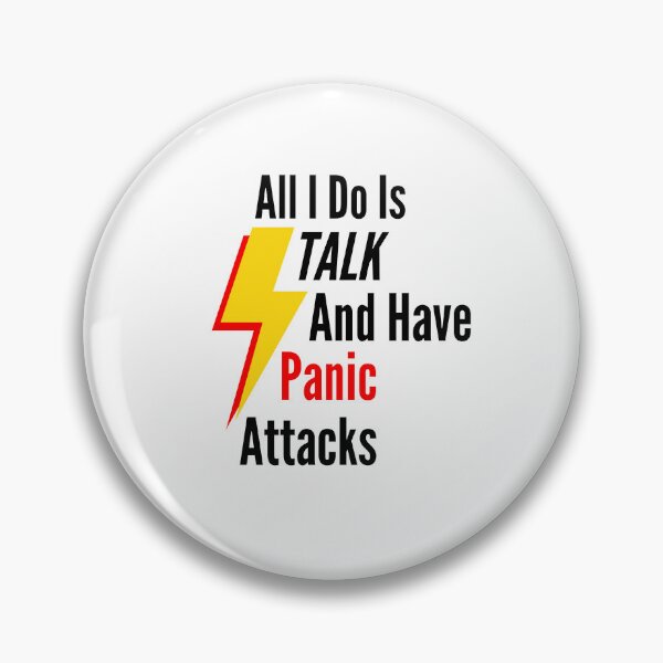 Item preview, All I Do Is Talk And Have Panic Attacks Essential T-Shirt designed and sold by YouSsefHN05.