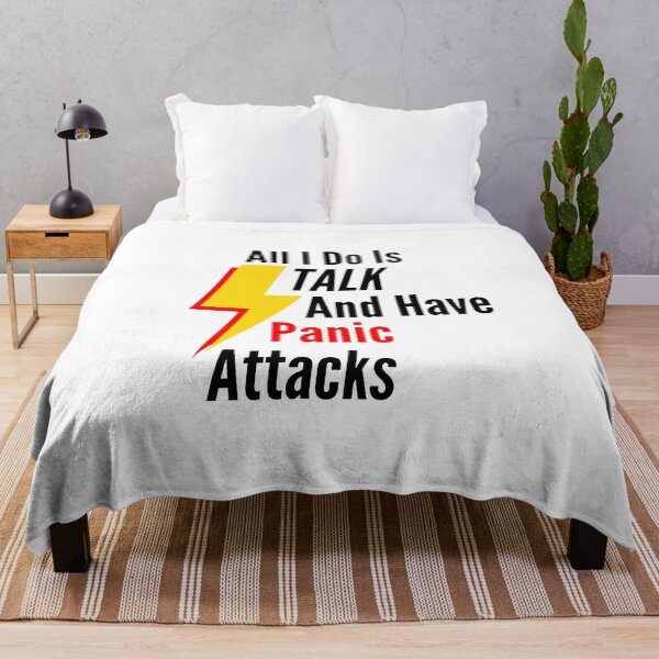 Item preview, All I Do Is Talk And Have Panic Attacks Essential T-Shirt designed and sold by YouSsefHN05.