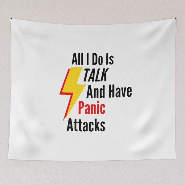 Item preview, All I Do Is Talk And Have Panic Attacks Essential T-Shirt designed and sold by YouSsefHN05.