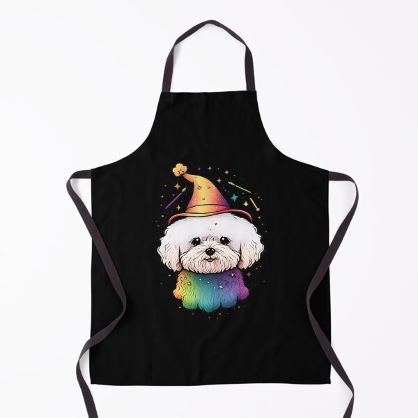 Item preview, Bichon Dog Wizard Witch Kawaii designed and sold by Leonardo Palumbo.