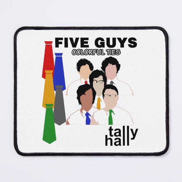 Item preview, Tally Hall - Five Guys Colorful Ties designed and sold by BigFlex-Store.