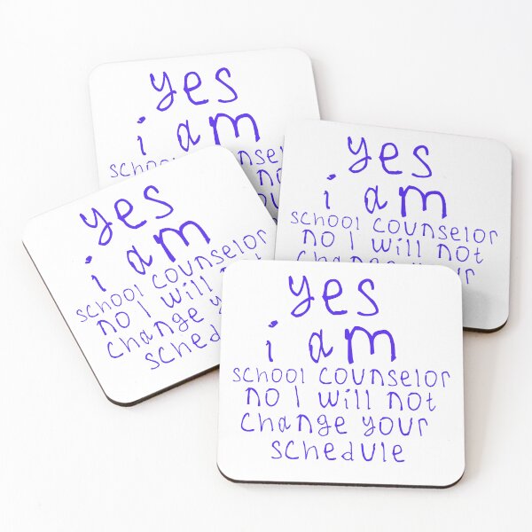 Item preview, Yes i am a school counselor designed and sold by kinpirks.
