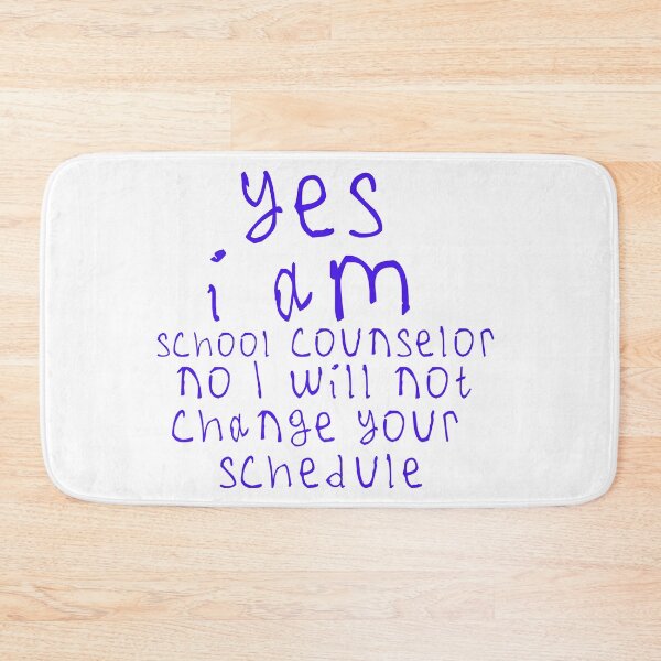Item preview, Yes i am a school counselor designed and sold by kinpirks.