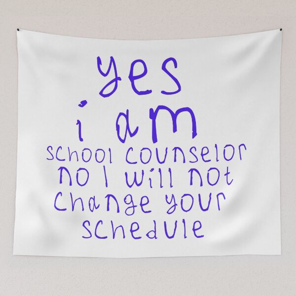 Item preview, Yes i am a school counselor designed and sold by kinpirks.
