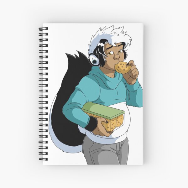 Skunk Cookies Spiral Notebook