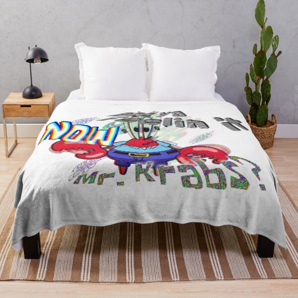 Item preview, "Are Ya Feelin It NOW Mr. Krabs?" Spongebob Meme from the episode 'Mid-Life Crustacean' -Trippy design designed and sold by DAVID DARK (alias).