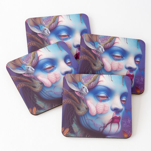 Item preview, Lucy Blue Organic Abstract designed and sold by mghtymvrk2040.