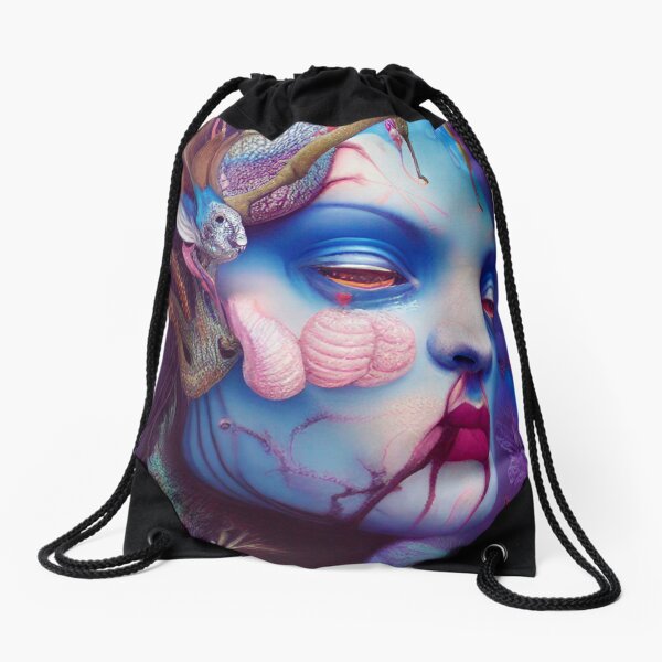 Aperçu de l'œuvre Lucy Blue Organic Abstract créée et vendue par mghtymvrk2040.