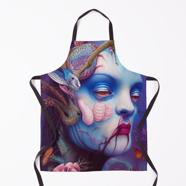 Aperçu de l'œuvre Lucy Blue Organic Abstract créée et vendue par mghtymvrk2040.