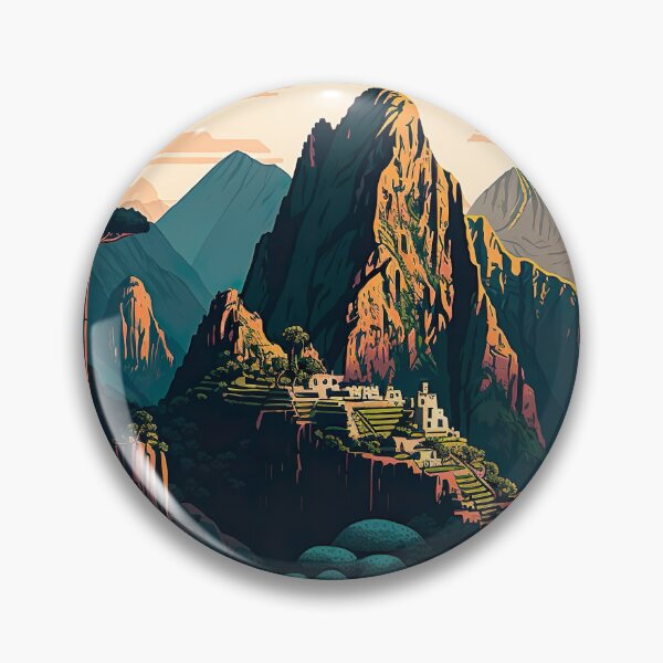 Item preview, Machu Picchu Peru Illustration designed and sold by unrealartwork.