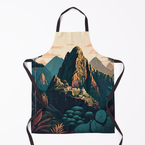 Item preview, Machu Picchu Peru Illustration designed and sold by unrealartwork.