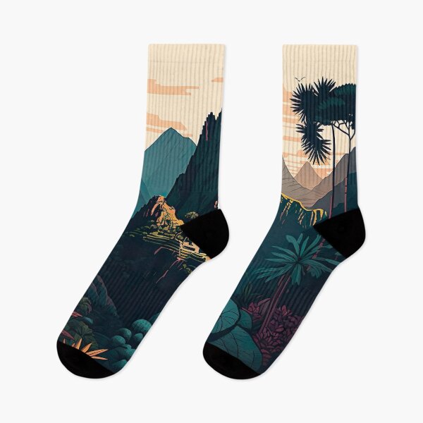 Item preview, Machu Picchu Peru Illustration designed and sold by unrealartwork.