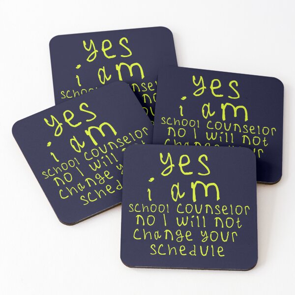 Item preview, Yes i am a school counselor designed and sold by kinpirks.