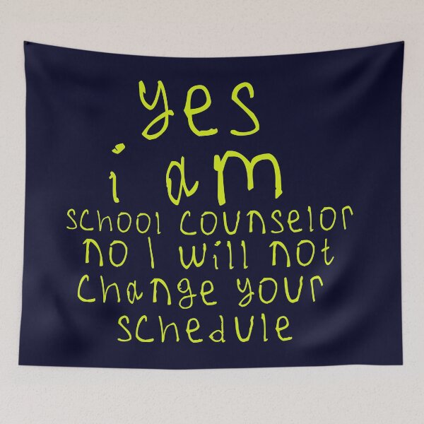 Item preview, Yes i am a school counselor designed and sold by kinpirks.
