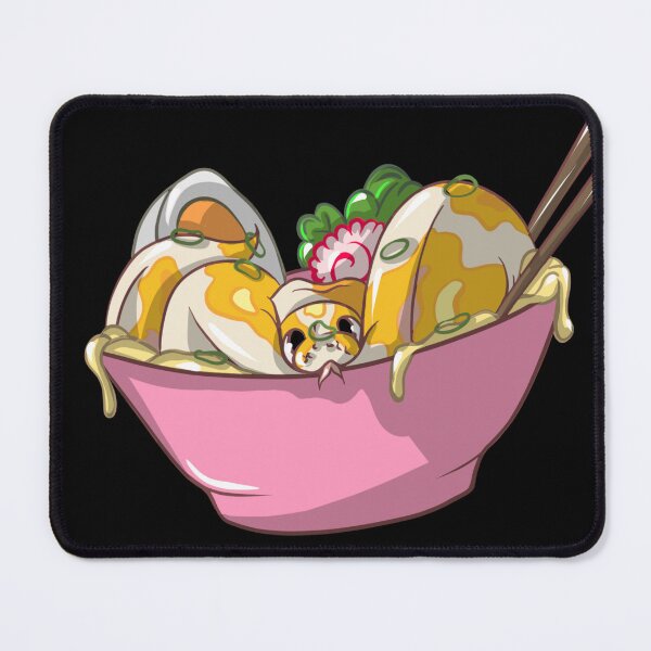 Aperçu de l'œuvre Ball Python Royal Python Ramen Noodle Serpent Bol Rose créée et vendue par SquirkyShop.