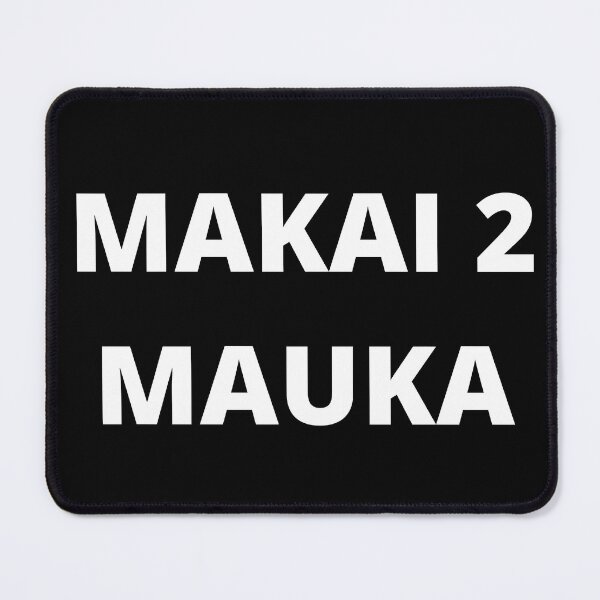 Item preview, makai to mauka, white transparent design designed and sold by maplunk.