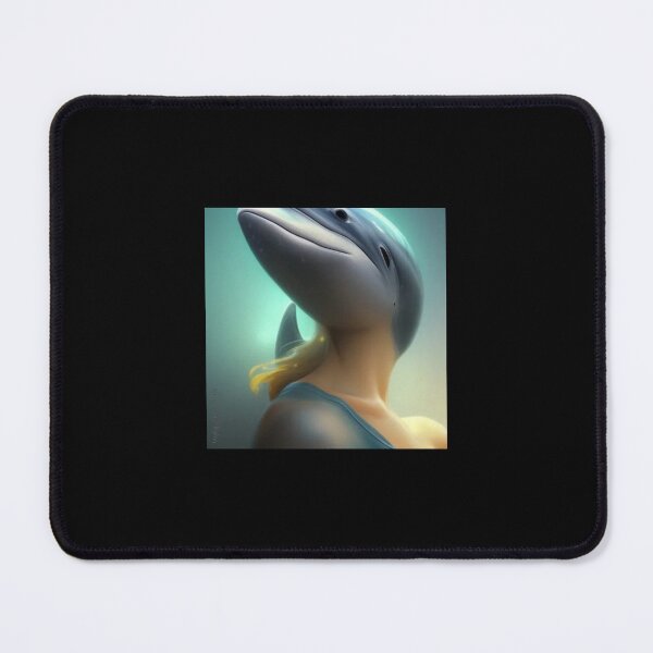 Item preview, Dolphin lady designed and sold by UglyAIArtwork.