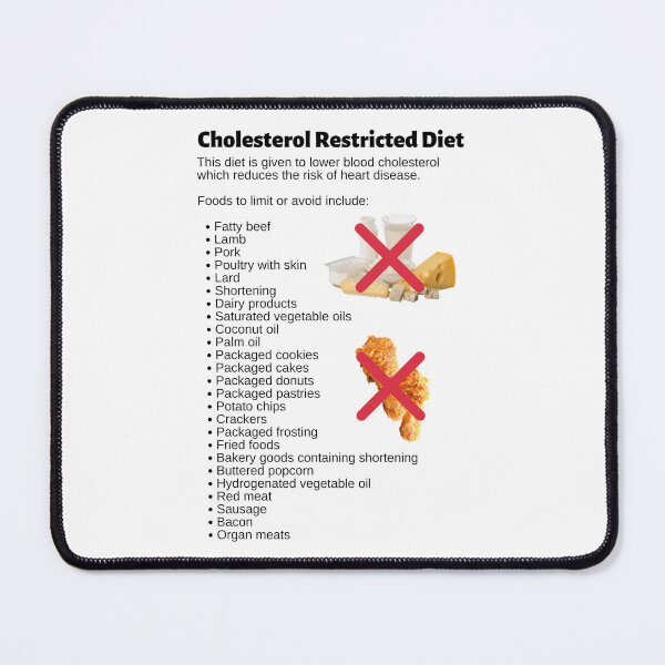 Item preview, Cholesterol Restricted Diet Infographic designed and sold by Caregiverology.
