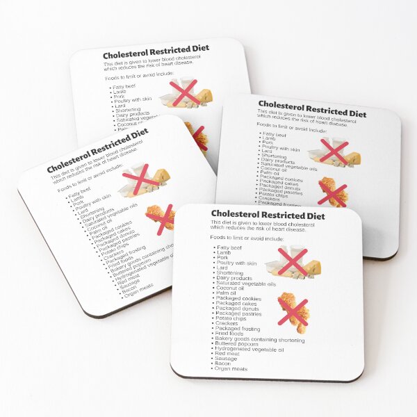 Item preview, Cholesterol Restricted Diet Infographic designed and sold by Caregiverology.