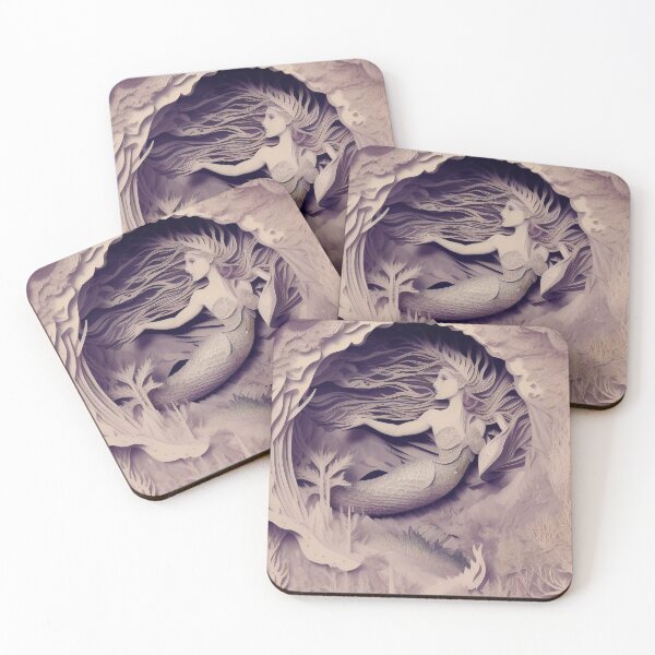 Item preview, PaperCut Mermaid under the Sea designed and sold by Damitan.
