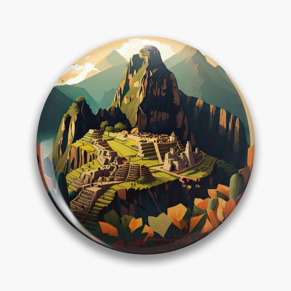 Item preview, Machu Picchu Peru Illustration Drawing designed and sold by unrealartwork.