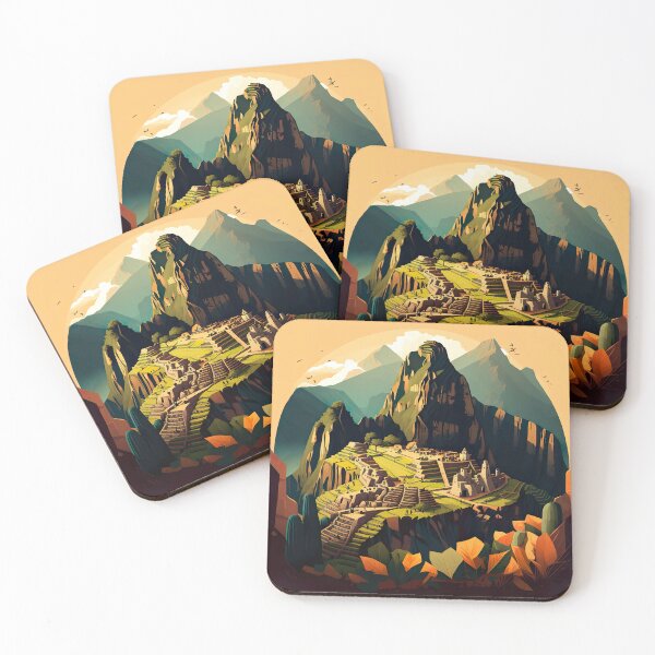 Item preview, Machu Picchu Peru Illustration Drawing designed and sold by unrealartwork.