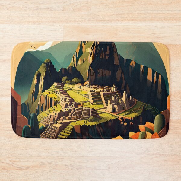 Item preview, Machu Picchu Peru Illustration Drawing designed and sold by unrealartwork.