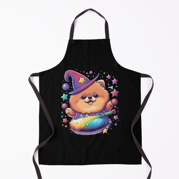 Item preview, Pomeranian Dog Wizard Witch Kawaii designed and sold by Leonardo Palumbo.