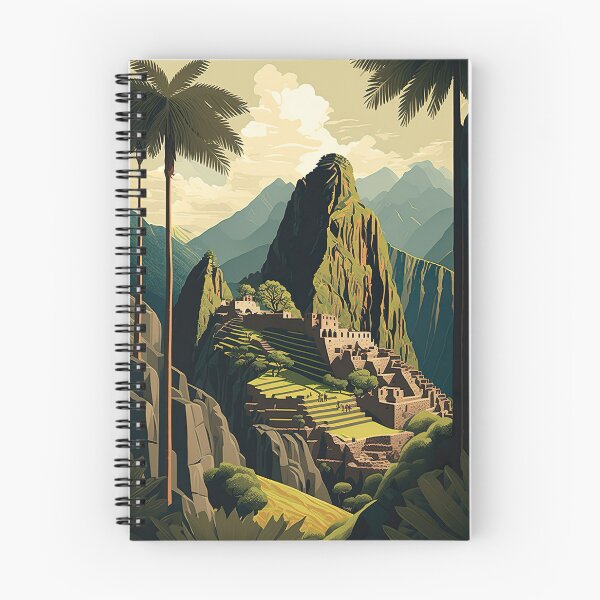 Item preview, Machu Picchu Peru Colorful Illustration designed and sold by unrealartwork.
