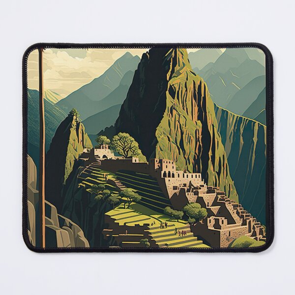Item preview, Machu Picchu Peru Colorful Illustration designed and sold by unrealartwork.