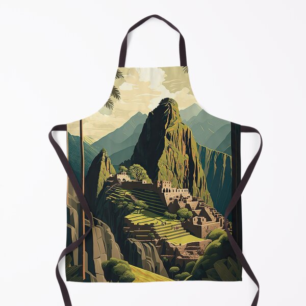 Item preview, Machu Picchu Peru Colorful Illustration designed and sold by unrealartwork.