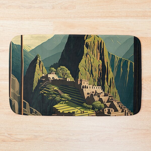 Item preview, Machu Picchu Peru Colorful Illustration designed and sold by unrealartwork.