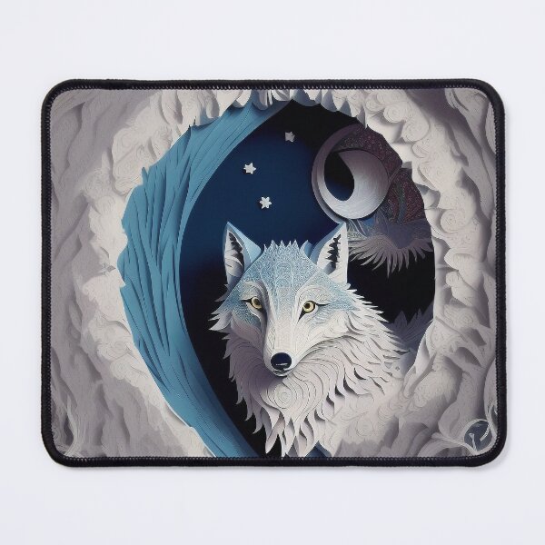 Item preview, PaperCut Wolf designed and sold by Damitan.