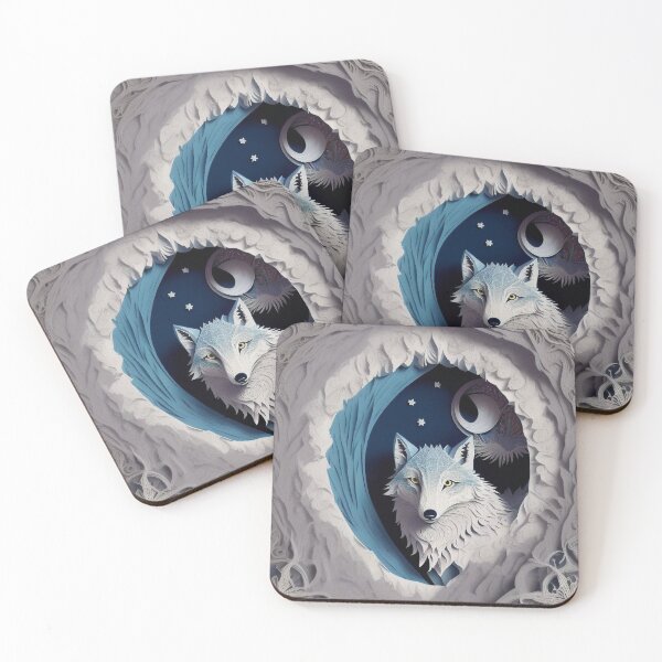 Item preview, PaperCut Wolf designed and sold by Damitan.