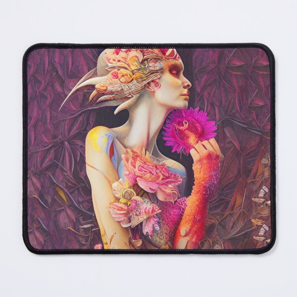 Item preview, Lucy Flower Goddess Organic Abstract designed and sold by mghtymvrk2040.