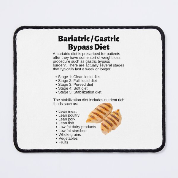 Item preview, Bariatric / Gastric Bypass Diet Infographic designed and sold by Caregiverology.