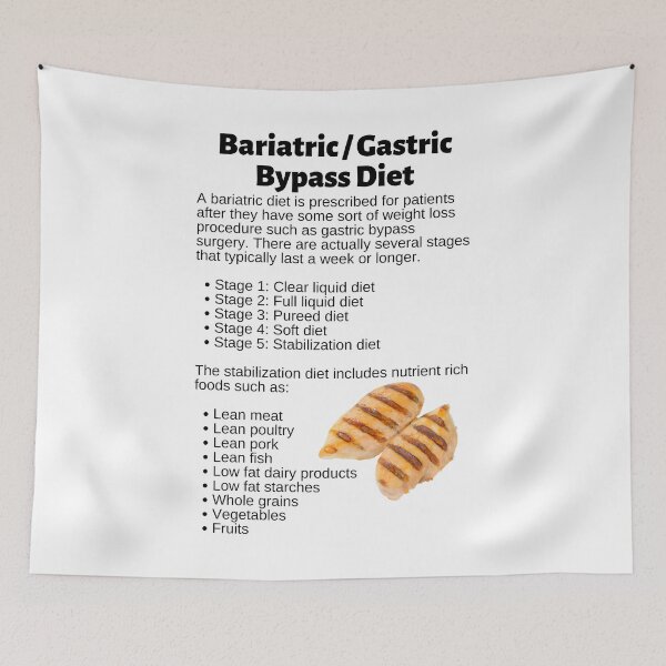 Item preview, Bariatric / Gastric Bypass Diet Infographic designed and sold by Caregiverology.