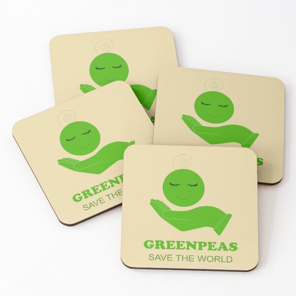 Item preview, Greenpeas Funny Environmentalist Design designed and sold by DESIGN9669.