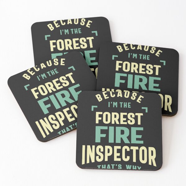 Item preview, Forest Fire Inspector Job Title Profession Birthday Worker Premium T-Shirt designed and sold by duhaumoeljak.