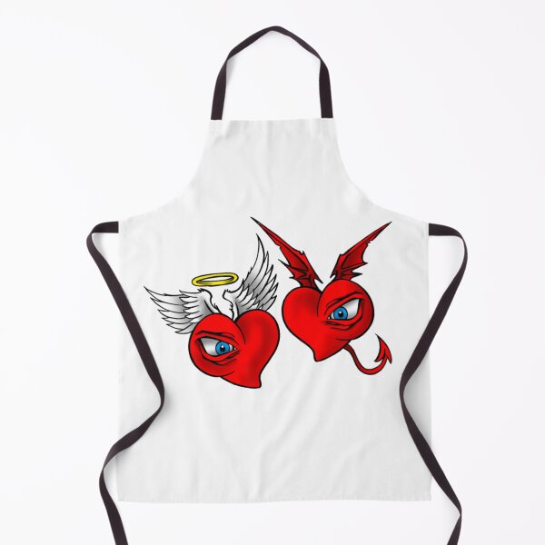 Item preview, Angel and demon heart designed and sold by Sketchoholix.