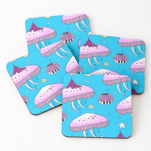 Item preview, Colorful Jellyfish Star fish in The Ocean Pattern Design  designed and sold by Myriam-BR.
