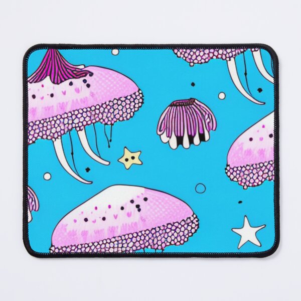 Item preview, Colorful Jellyfish Star fish in The Ocean Pattern Design  designed and sold by Myriam-BR.
