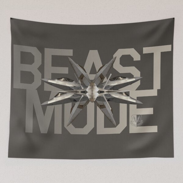 Item preview, BEAST MODE IN THE RAPTOR BEAST - F-22 RAPTOR designed and sold by boltjesdesign.