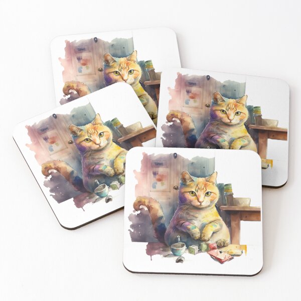 Item preview, home is where your cat lives designed and sold by printiesart.